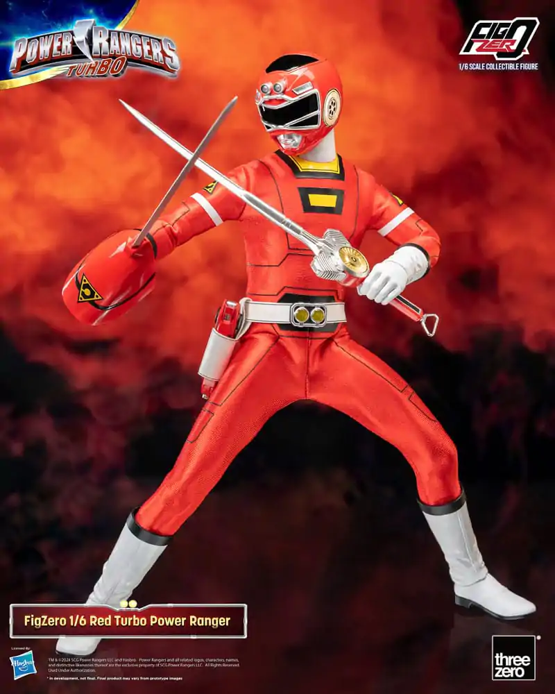 Power Rangers Turbo FigZero Actionfigur 1/6 Red Turbo Power Ranger 30 cm termékfotó