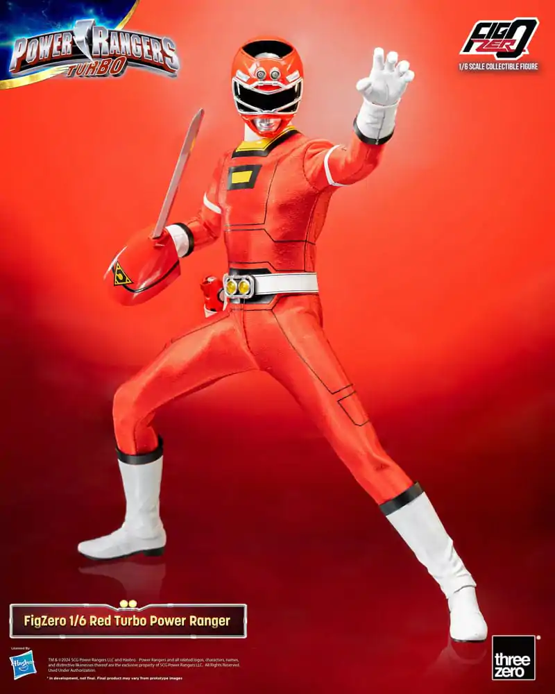 Power Rangers Turbo FigZero Actionfigur 1/6 Red Turbo Power Ranger 30 cm termékfotó