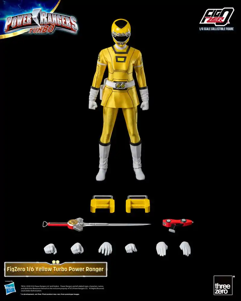 Power Rangers Turbo FigZero Actionfigur 1/6 Yellow Turbo Power Ranger 30 cm termékfotó