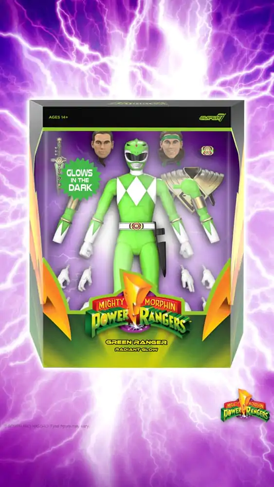 Power Rangers Ultimates Actionfigur Green Ranger (Glow) 18 cm termékfotó