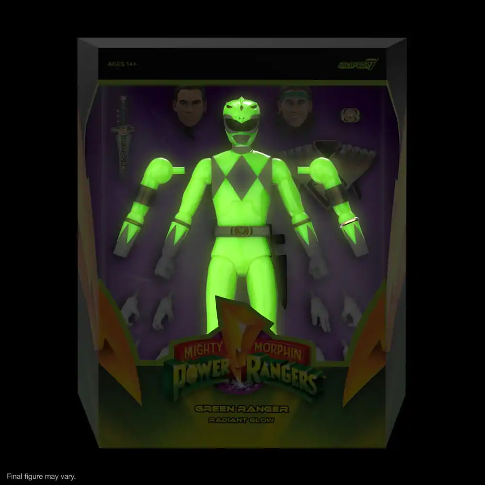 Power Rangers Ultimates Actionfigur Green Ranger (Glow) 18 cm termékfotó