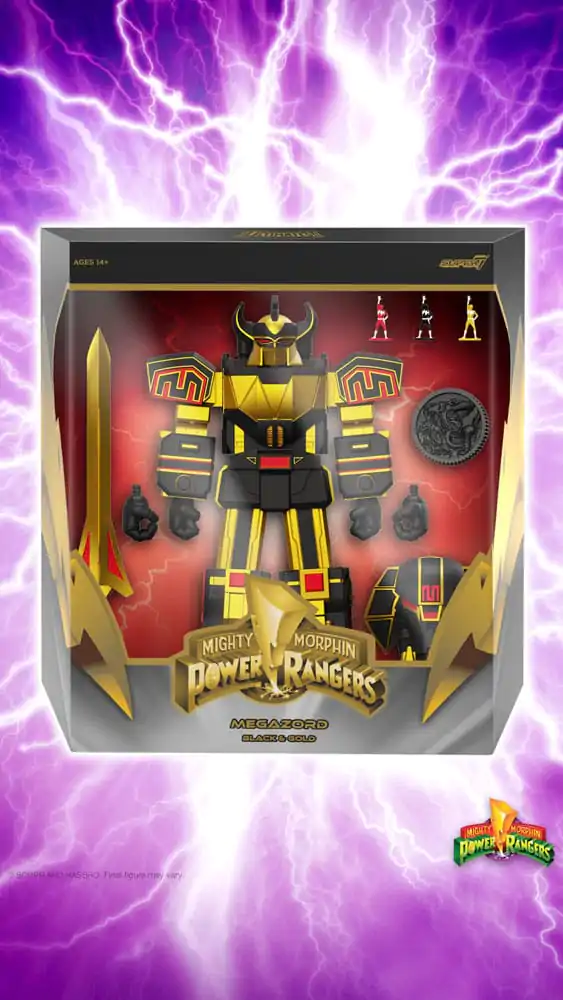 Power Rangers Ultimates Actionfigur Megazord (Black/Gold) 18 cm termékfotó