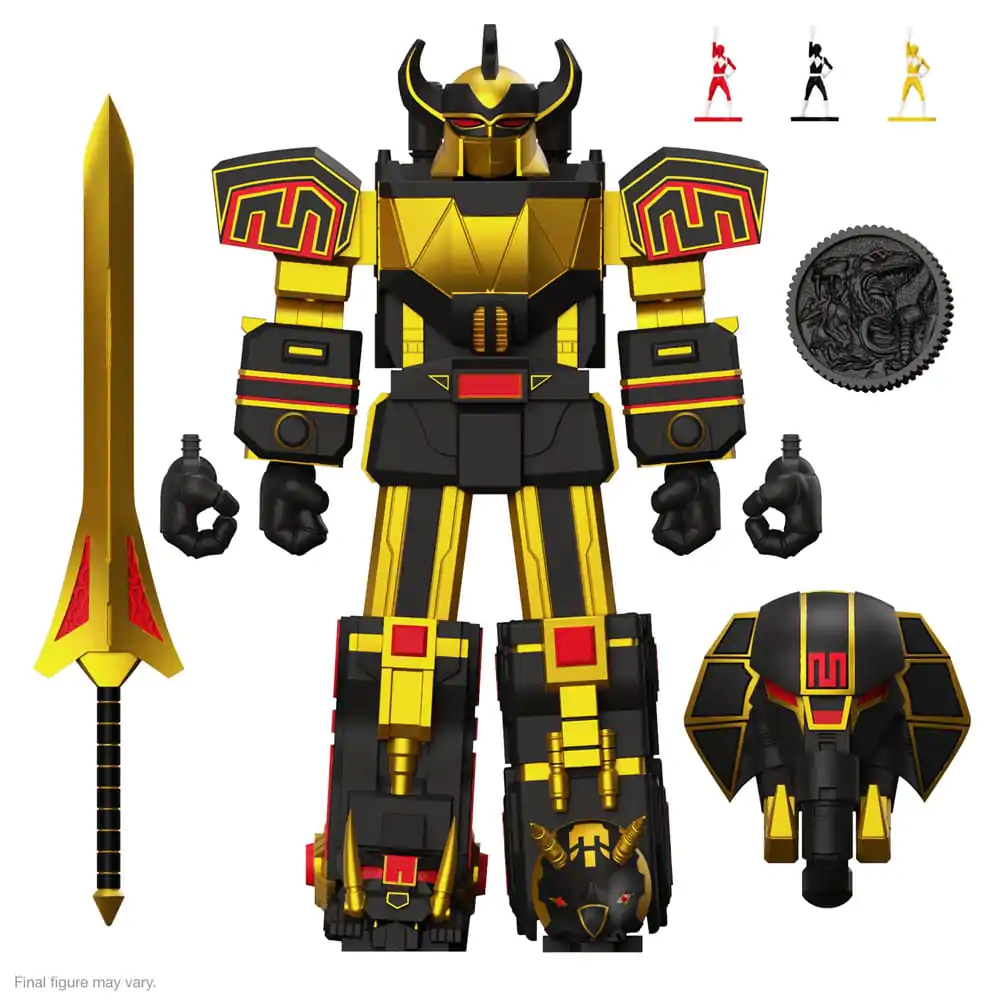 Power Rangers Ultimates Actionfigur Megazord (Black/Gold) 18 cm termékfotó