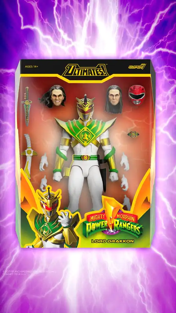 Power Rangers Ultimates Actionfigur Mighty Morphin Power Rangers Lord Drakkon 18 cm termékfotó