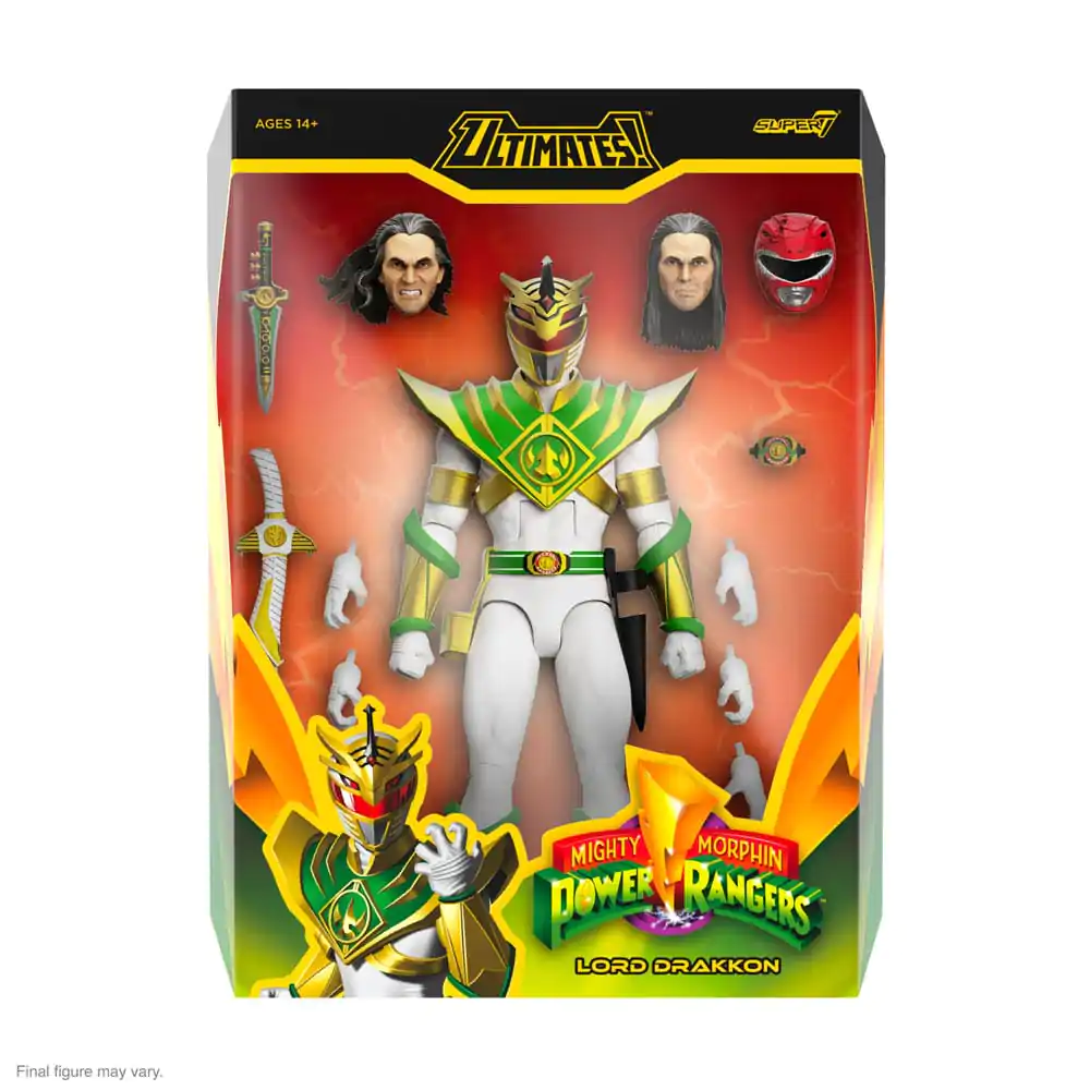 Power Rangers Ultimates Actionfigur Mighty Morphin Power Rangers Lord Drakkon 18 cm termékfotó