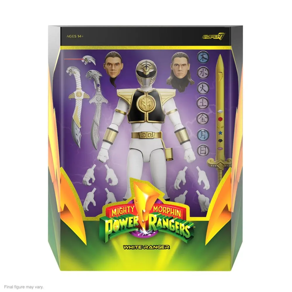 Power Rangers Ultimates Actionfigur White Ranger 18 cm Produktfoto