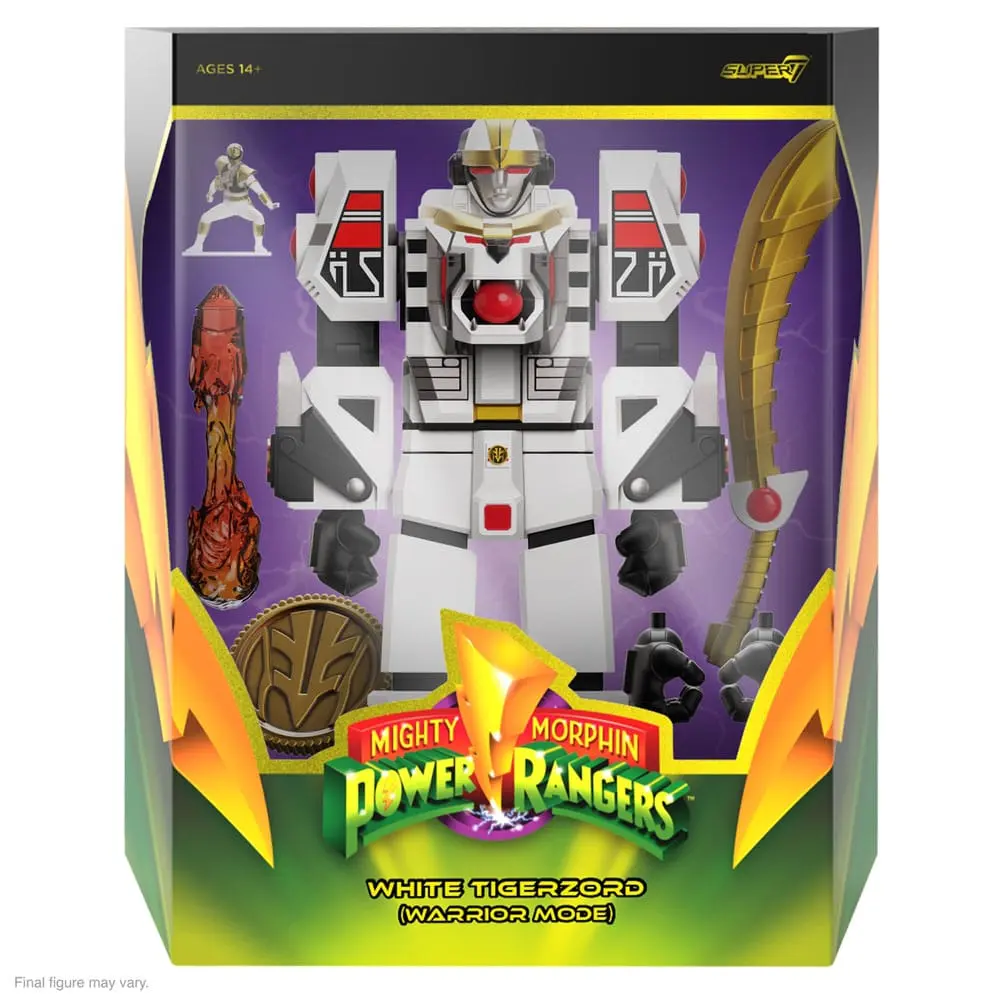 Power Rangers Ultimates Actionfigur White Tigerzord  (Warrior Mode) 18 cm Produktfoto