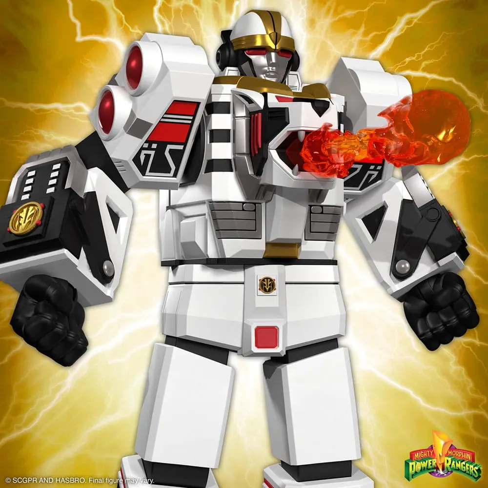 Power Rangers Ultimates Actionfigur White Tigerzord  (Warrior Mode) 18 cm Produktfoto