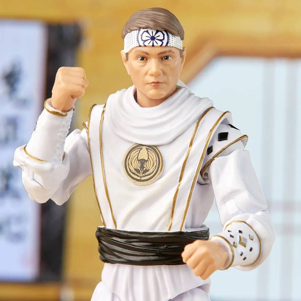 Power Rangers x Cobra Kai Ligtning Collection Actionfigur Morphed Daniel LaRusso White Crane Ranger 15 cm Produktfoto