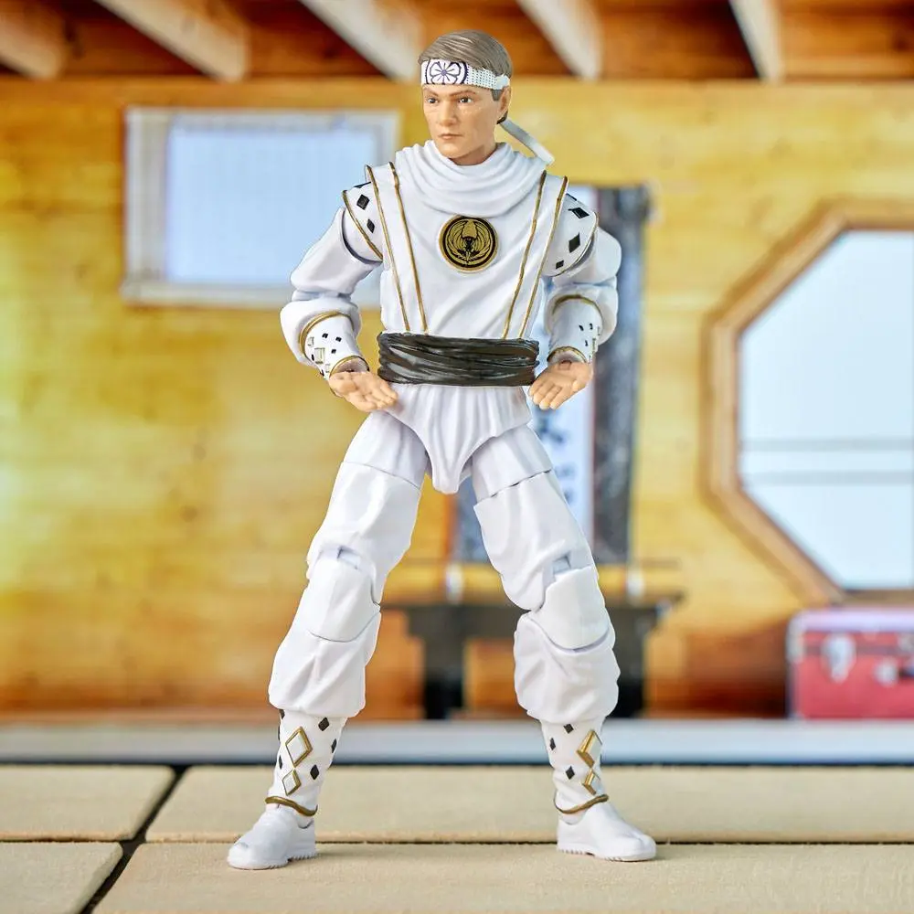 Power Rangers x Cobra Kai Ligtning Collection Actionfigur Morphed Daniel LaRusso White Crane Ranger 15 cm Produktfoto