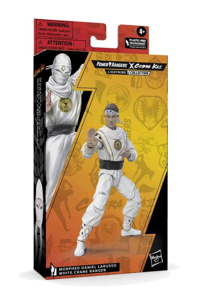 Power Rangers x Cobra Kai Ligtning Collection Actionfigur Morphed Daniel LaRusso White Crane Ranger 15 cm Produktfoto
