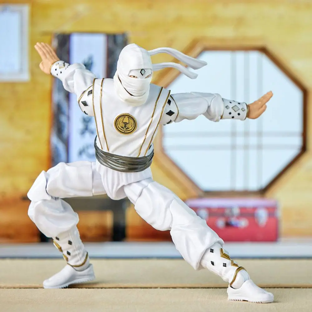 Power Rangers x Cobra Kai Ligtning Collection Actionfigur Morphed Daniel LaRusso White Crane Ranger 15 cm Produktfoto