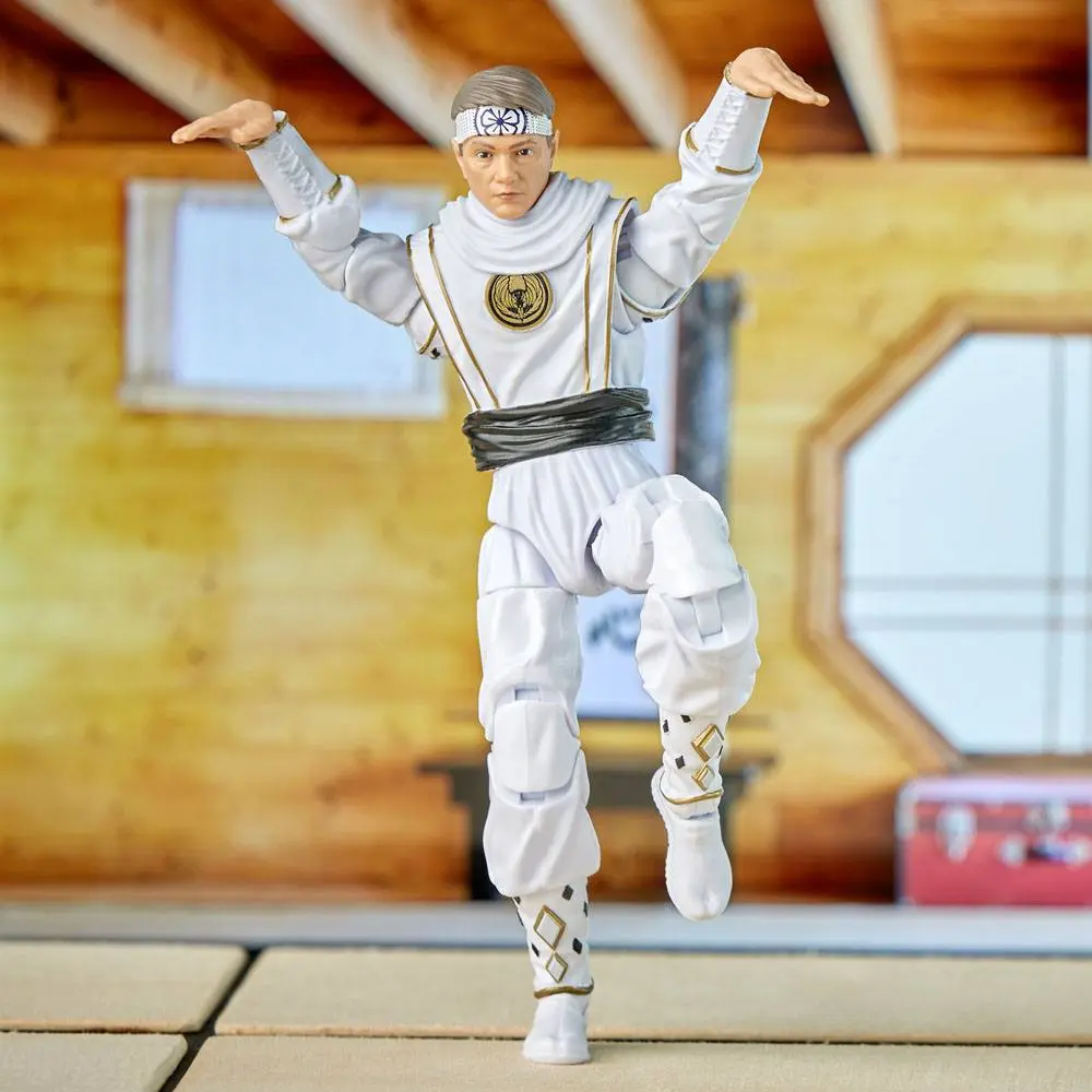 Power Rangers x Cobra Kai Ligtning Collection Actionfigur Morphed Daniel LaRusso White Crane Ranger 15 cm Produktfoto