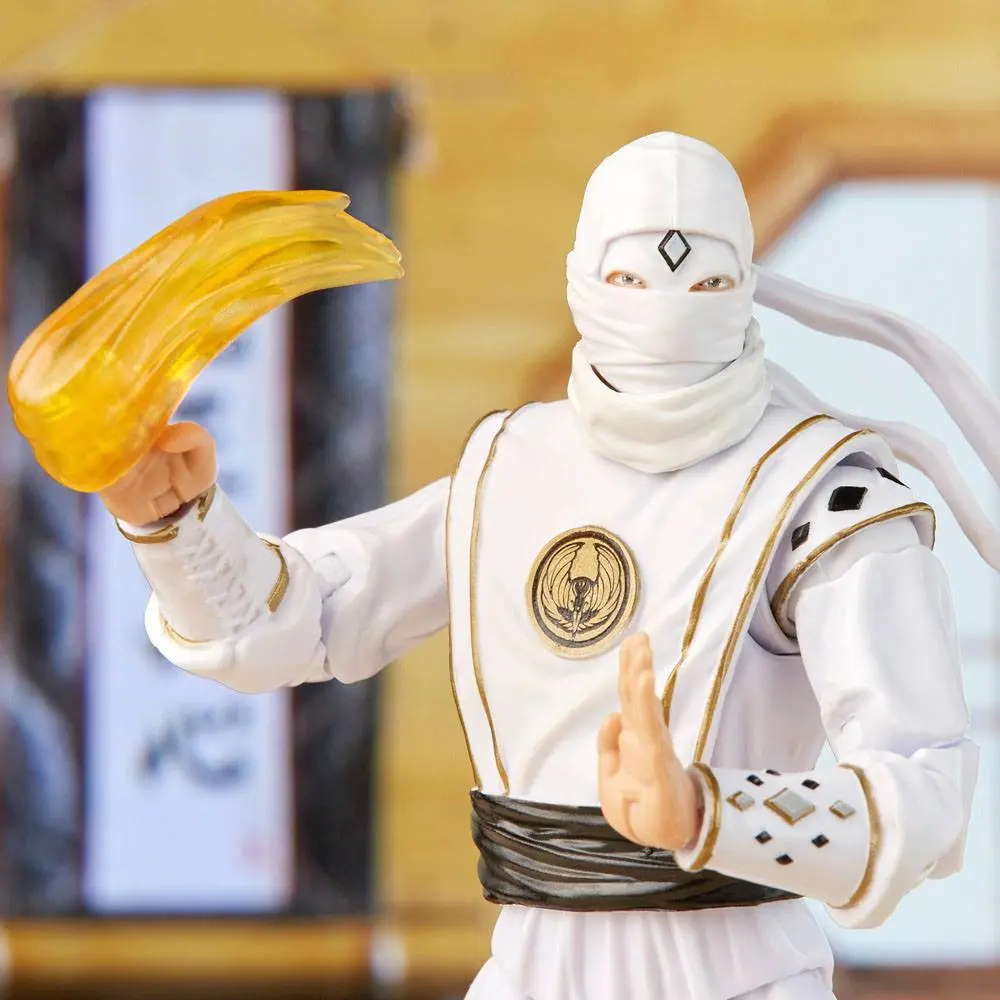 Power Rangers x Cobra Kai Ligtning Collection Actionfigur Morphed Daniel LaRusso White Crane Ranger 15 cm Produktfoto