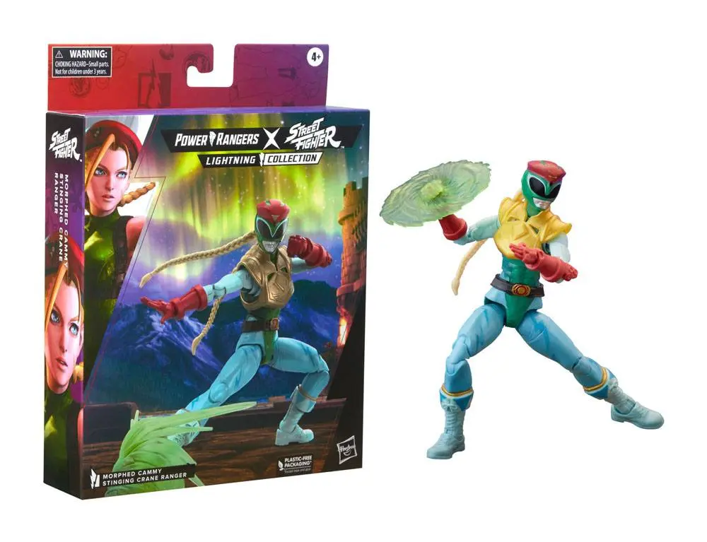 Power Rangers x Street Fighter Lightning Collection Actionfigur Morphed Cammy Stinging Crane Ranger 15 cm Produktfoto