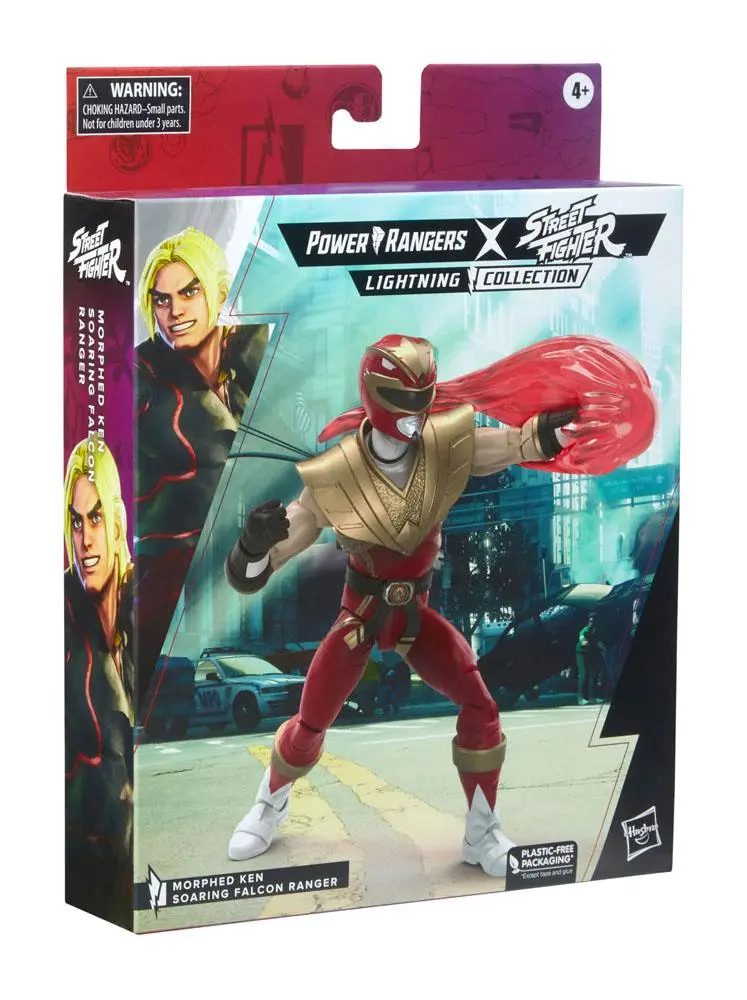 Power Rangers x Street Fighter Lightning Collection Actionfigur Morphed Ken Soaring Falcon Ranger 15 cm Produktfoto