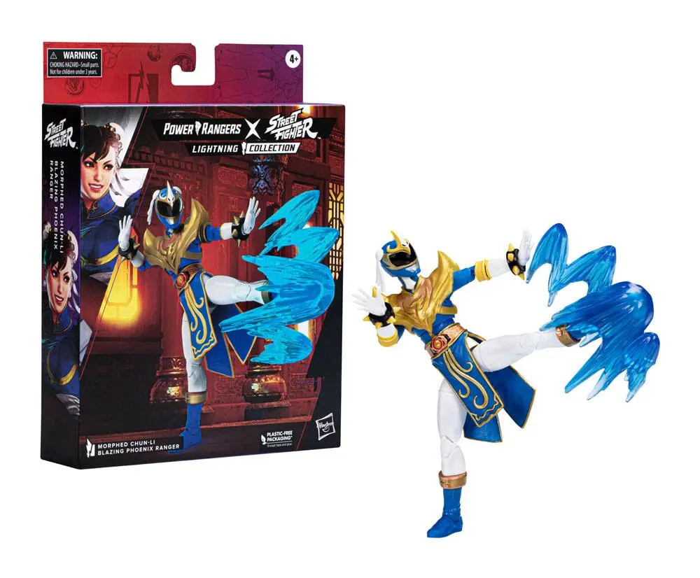 Power Rangers x Street Fighter Ligtning Collection Action Figur Morphed Chun-Li Blazing Phoenix Ranger 15 cm Produktfoto