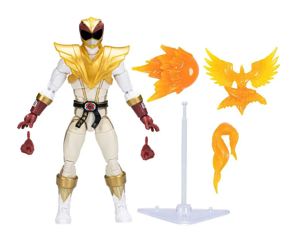 Power Rangers x Street Fighter Ligtning Collection Action Figur Morphed Ryu Crimson Hawk Ranger 15 cm Produktfoto