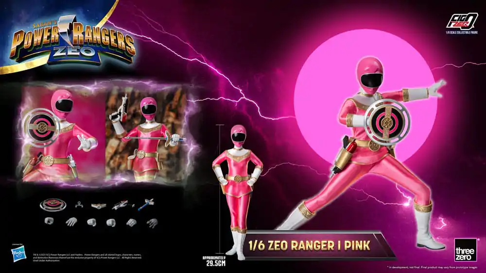 Power Rangers Zeo FigZero Actionfigur 1/6 Ranger I Pink 30 cm Produktfoto