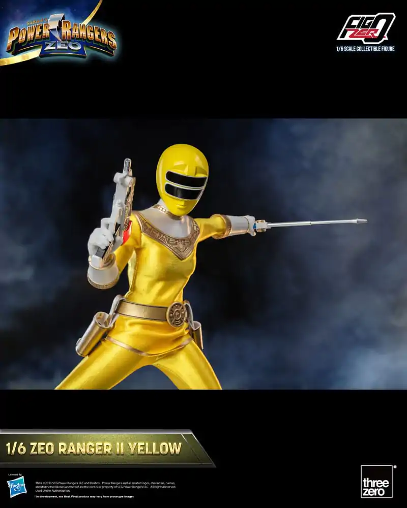 Power Rangers Zeo FigZero Actionfigur 1/6 Ranger II Yellow 30 cm termékfotó