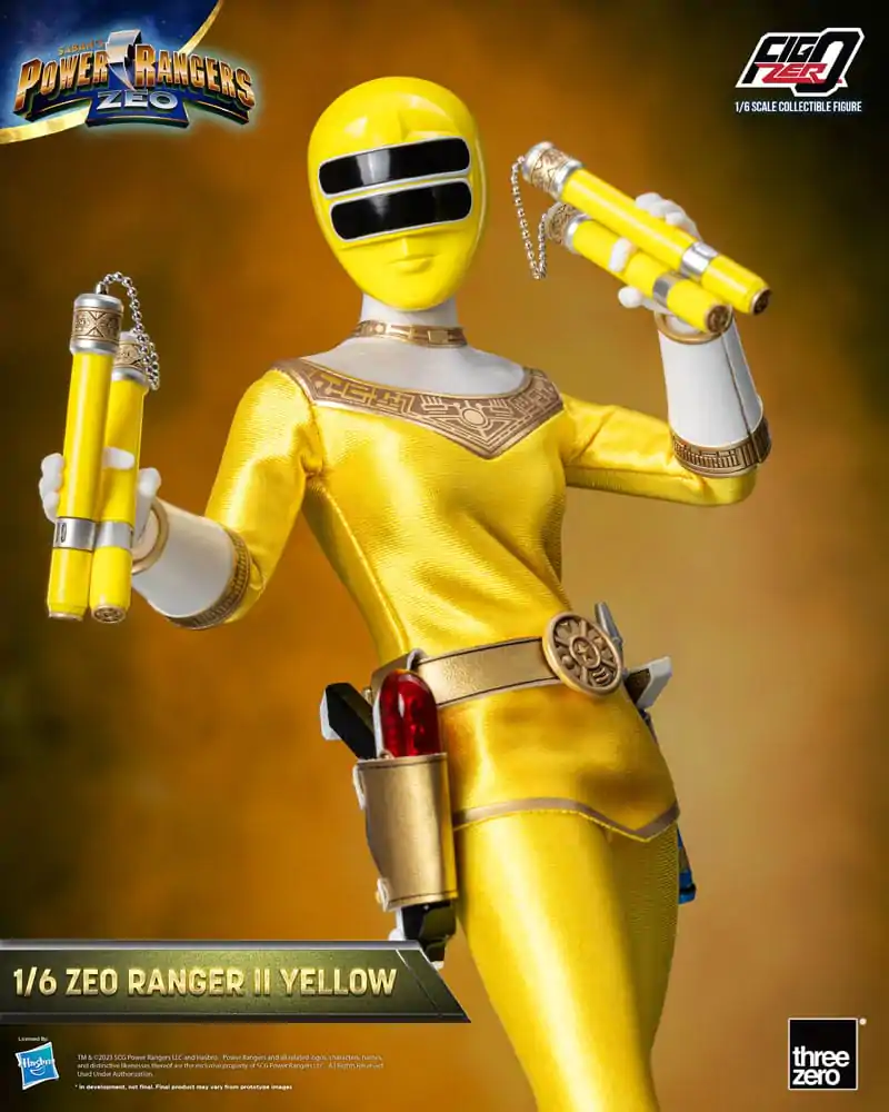 Power Rangers Zeo FigZero Actionfigur 1/6 Ranger II Yellow 30 cm termékfotó