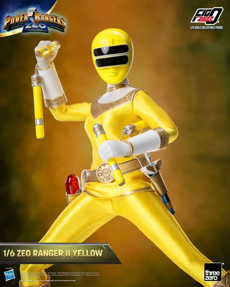 Power Rangers Zeo FigZero Actionfigur 1/6 Ranger II Yellow 30 cm termékfotó