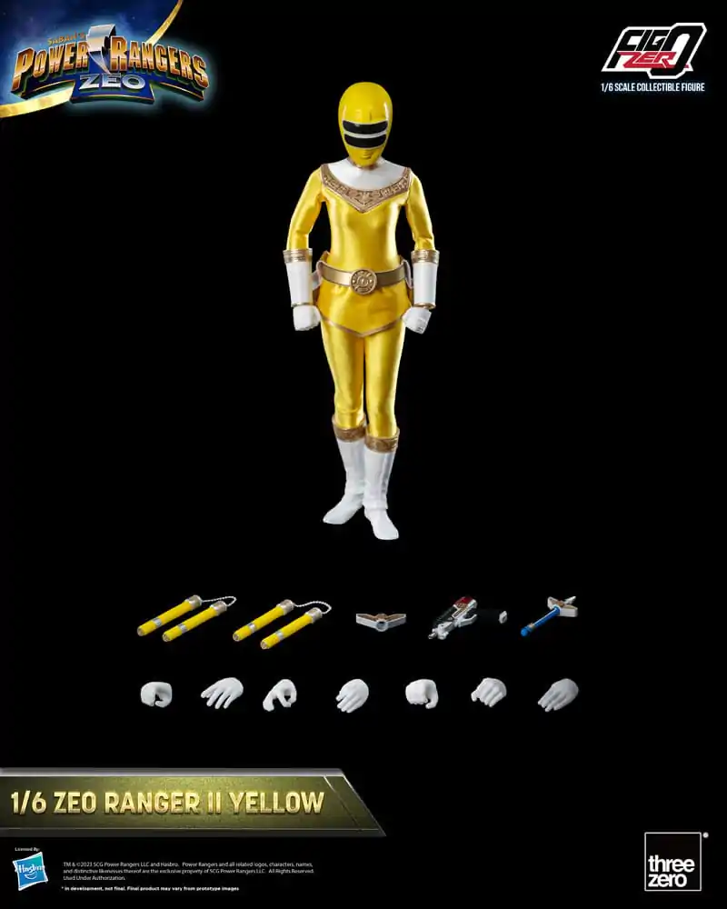 Power Rangers Zeo FigZero Actionfigur 1/6 Ranger II Yellow 30 cm termékfotó