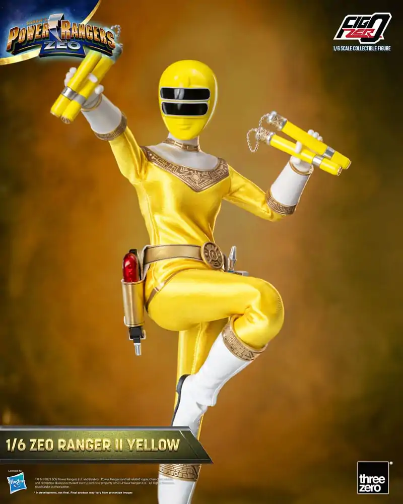 Power Rangers Zeo FigZero Actionfigur 1/6 Ranger II Yellow 30 cm termékfotó