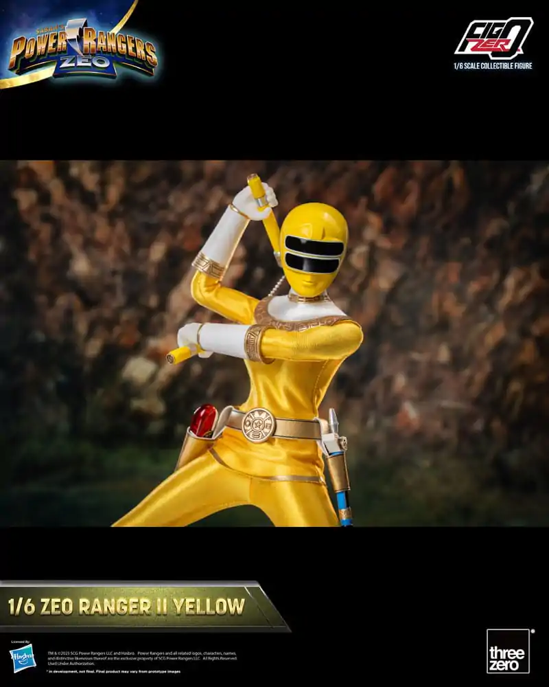 Power Rangers Zeo FigZero Actionfigur 1/6 Ranger II Yellow 30 cm termékfotó