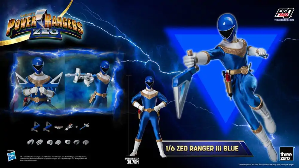 Power Rangers Zeo FigZero Actionfigur 1/6 Ranger III Blue 30 cm termékfotó