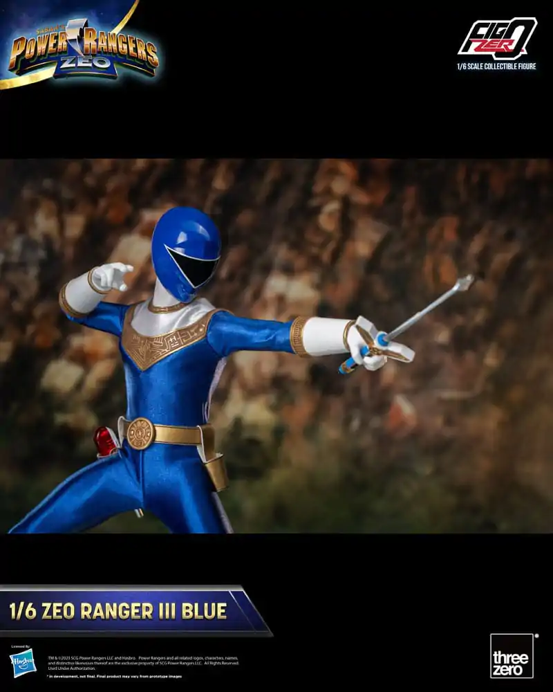 Power Rangers Zeo FigZero Actionfigur 1/6 Ranger III Blue 30 cm termékfotó