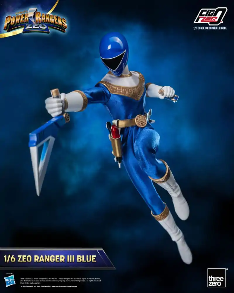 Power Rangers Zeo FigZero Actionfigur 1/6 Ranger III Blue 30 cm termékfotó