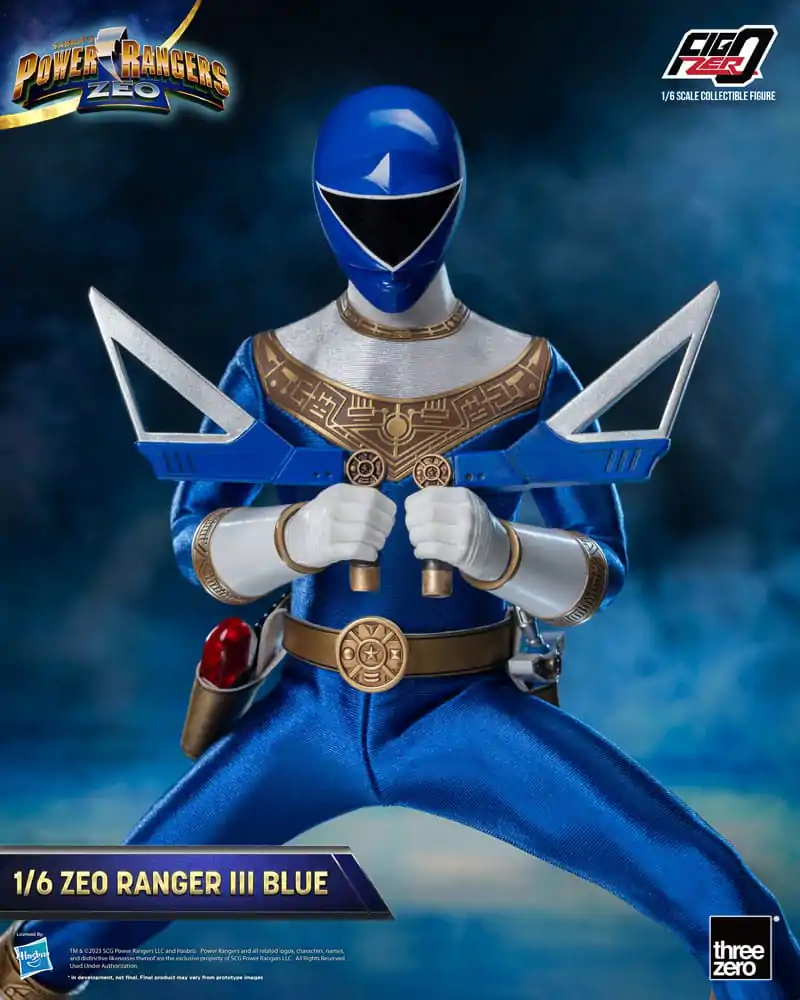 Power Rangers Zeo FigZero Actionfigur 1/6 Ranger III Blue 30 cm termékfotó