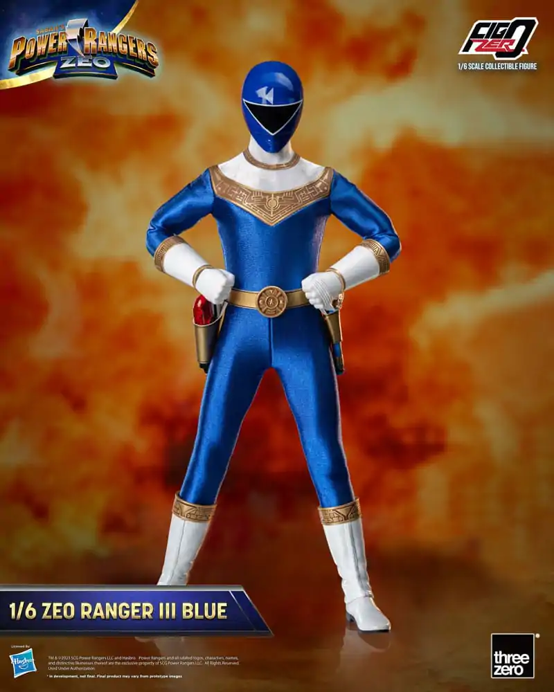 Power Rangers Zeo FigZero Actionfigur 1/6 Ranger III Blue 30 cm termékfotó