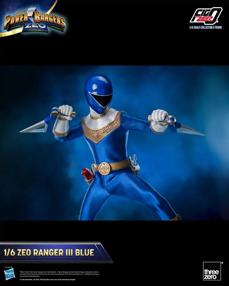 Power Rangers Zeo FigZero Actionfigur 1/6 Ranger III Blue 30 cm termékfotó