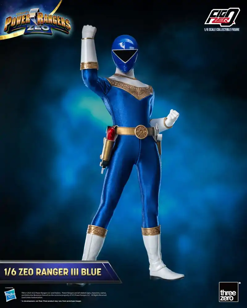 Power Rangers Zeo FigZero Actionfigur 1/6 Ranger III Blue 30 cm termékfotó