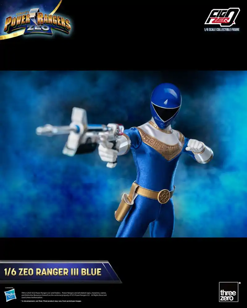 Power Rangers Zeo FigZero Actionfigur 1/6 Ranger III Blue 30 cm termékfotó