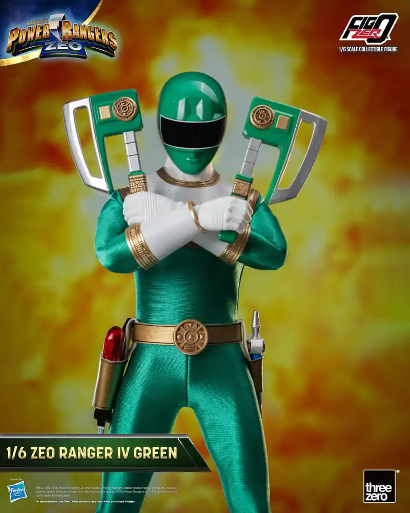 Power Rangers Zeo FigZero Actionfigur 1/6 Ranger IV Green 30 cm termékfotó