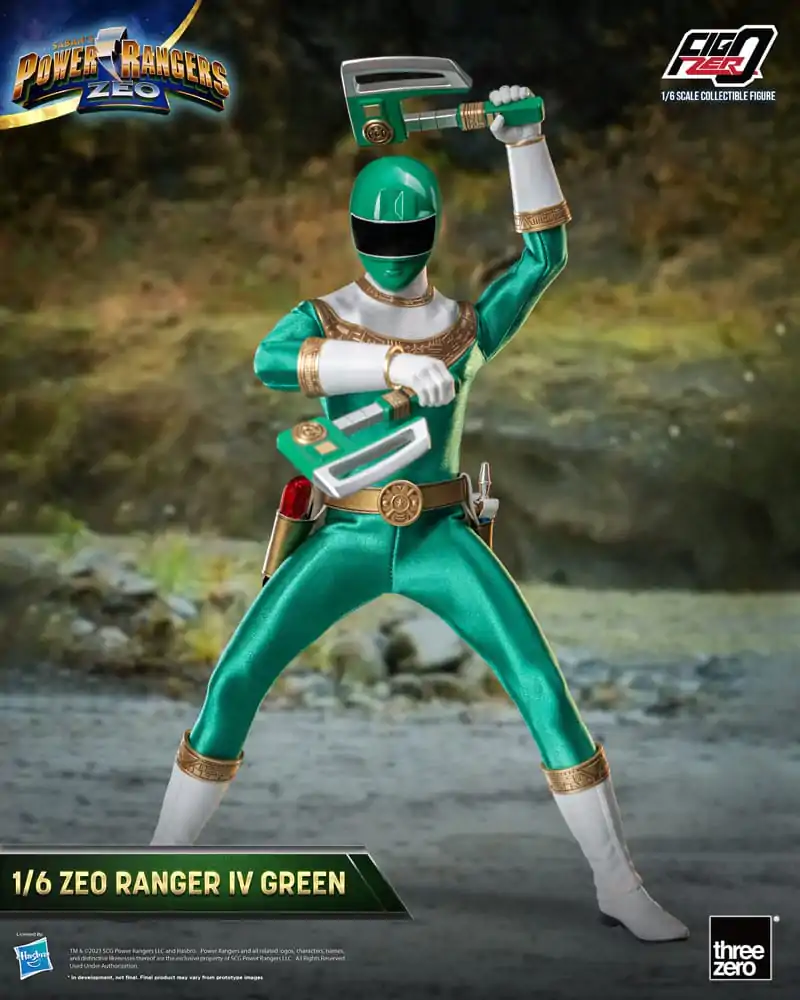 Power Rangers Zeo FigZero Actionfigur 1/6 Ranger IV Green 30 cm termékfotó