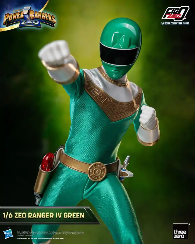 Power Rangers Zeo FigZero Actionfigur 1/6 Ranger IV Green 30 cm termékfotó