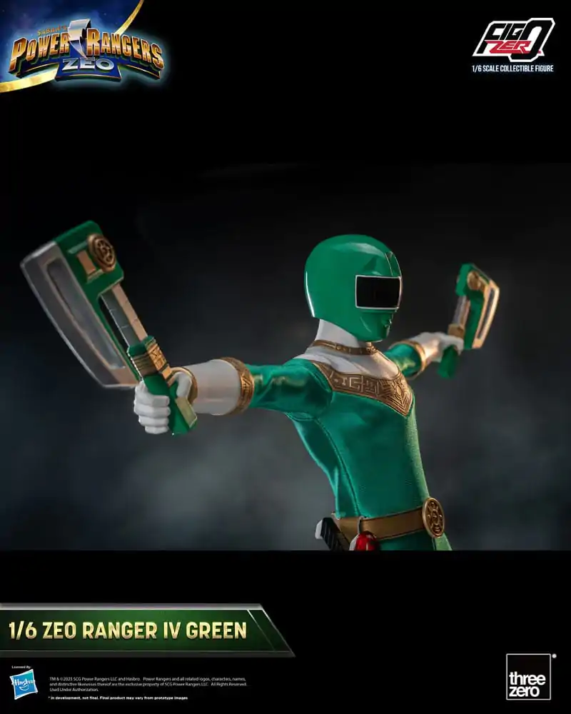 Power Rangers Zeo FigZero Actionfigur 1/6 Ranger IV Green 30 cm termékfotó