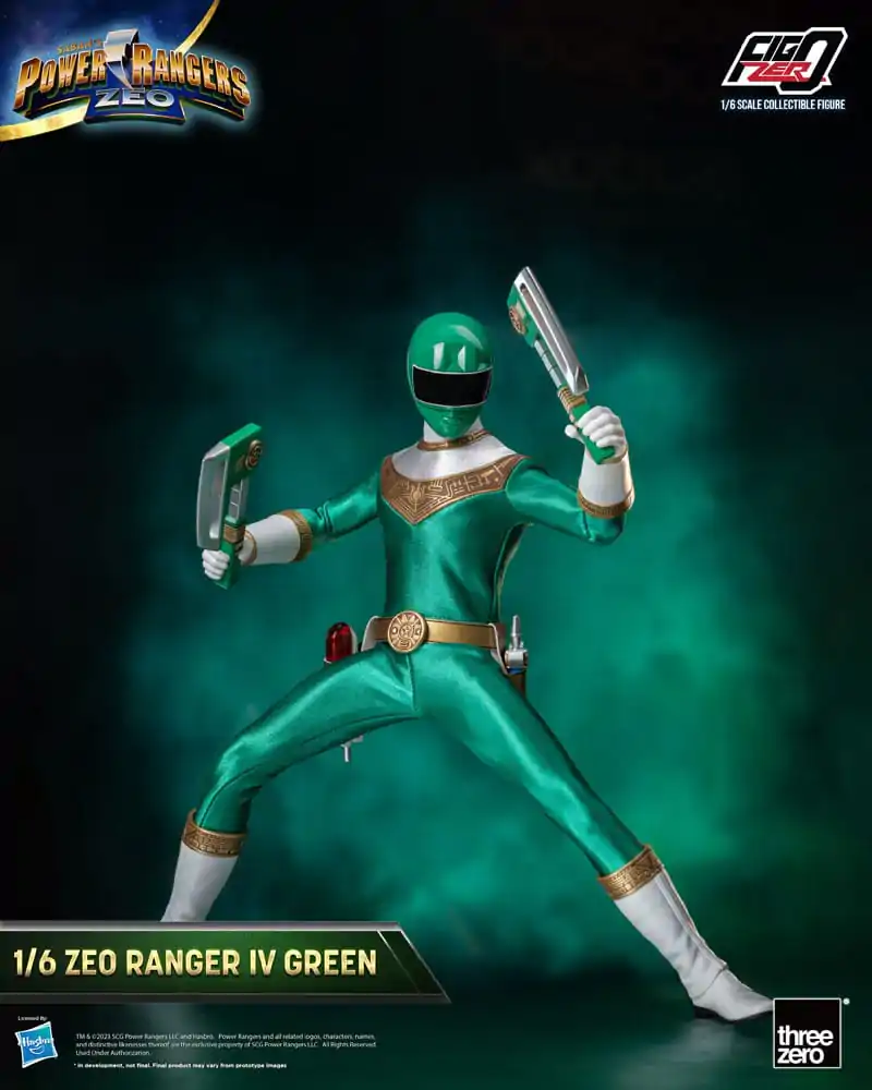 Power Rangers Zeo FigZero Actionfigur 1/6 Ranger IV Green 30 cm termékfotó