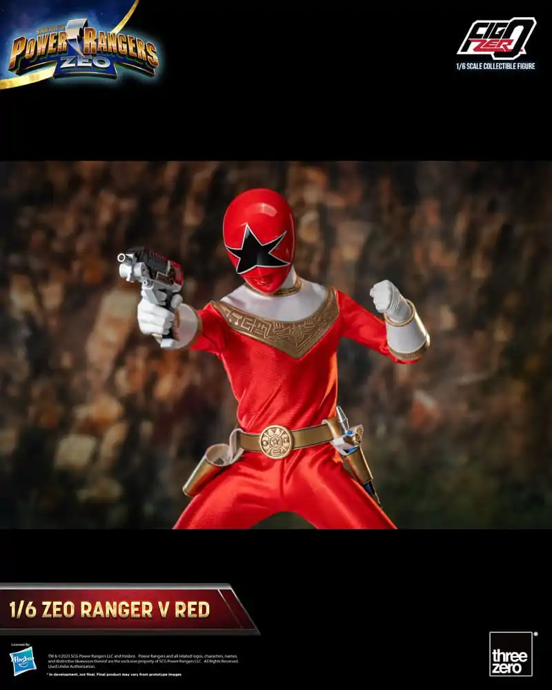 Power Rangers Zeo FigZero Actionfigur 1/6 Ranger V Red 30 cm termékfotó