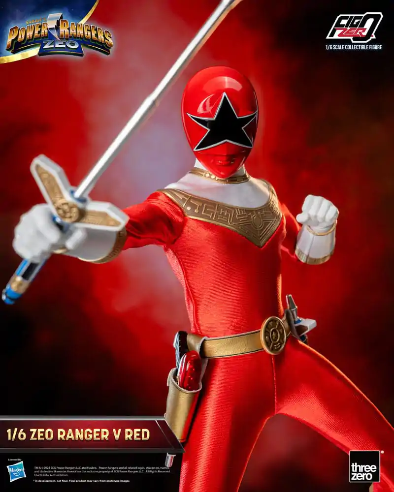 Power Rangers Zeo FigZero Actionfigur 1/6 Ranger V Red 30 cm termékfotó