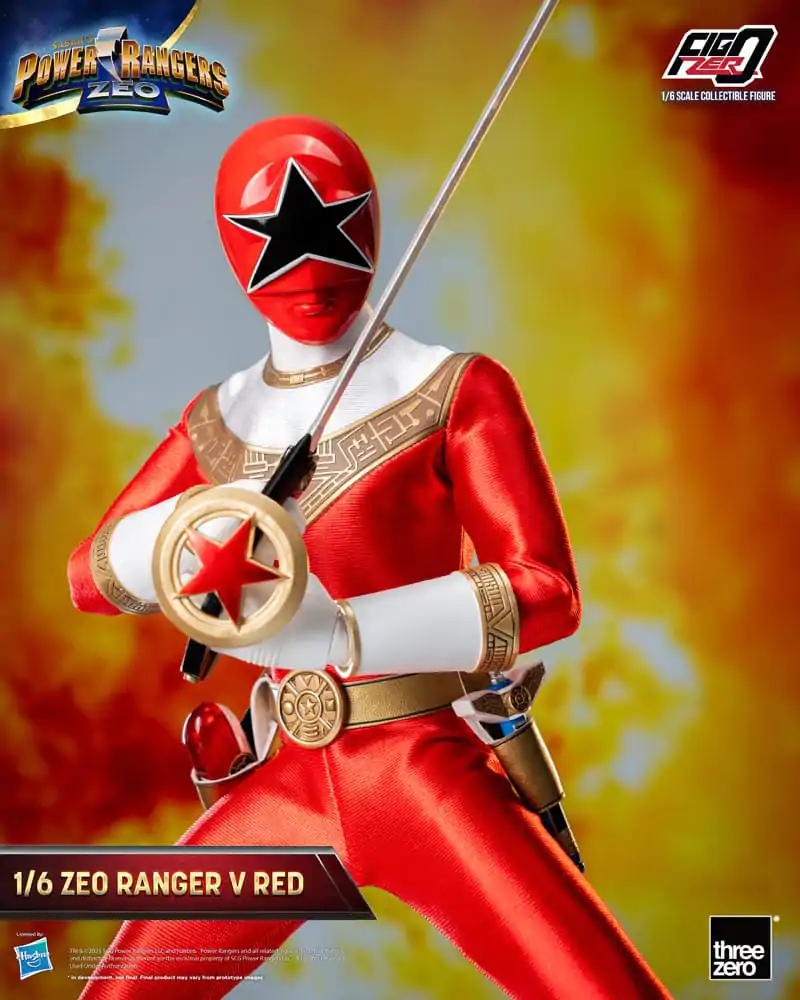 Power Rangers Zeo FigZero Actionfigur 1/6 Ranger V Red 30 cm termékfotó