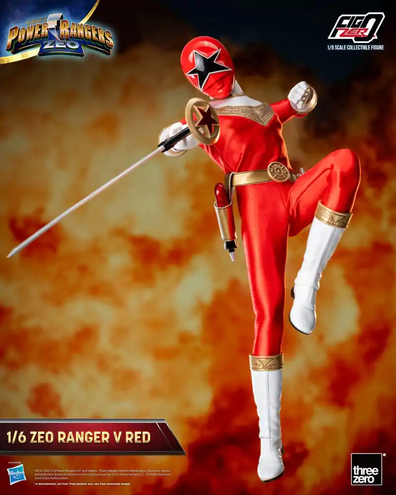 Power Rangers Zeo FigZero Actionfigur 1/6 Ranger V Red 30 cm termékfotó