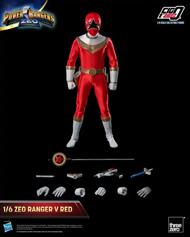 Power Rangers Zeo FigZero Actionfigur 1/6 Ranger V Red 30 cm termékfotó