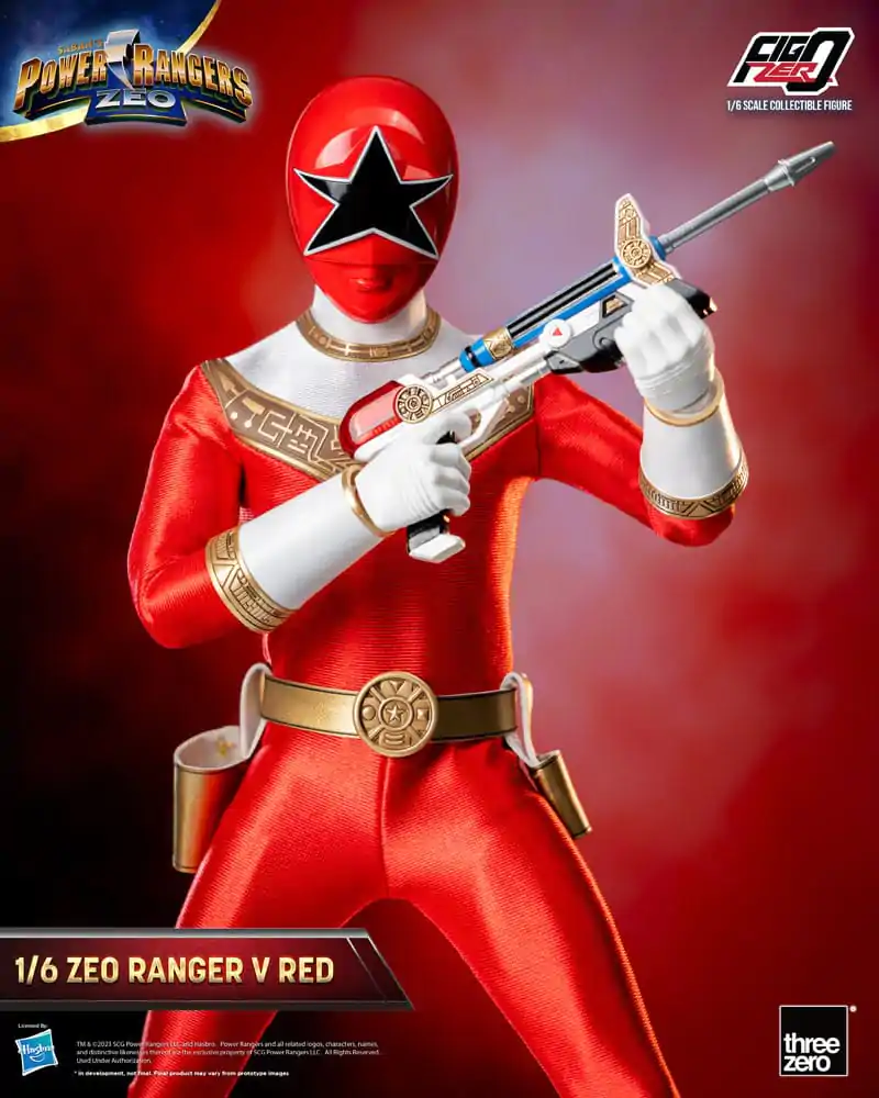 Power Rangers Zeo FigZero Actionfigur 1/6 Ranger V Red 30 cm termékfotó