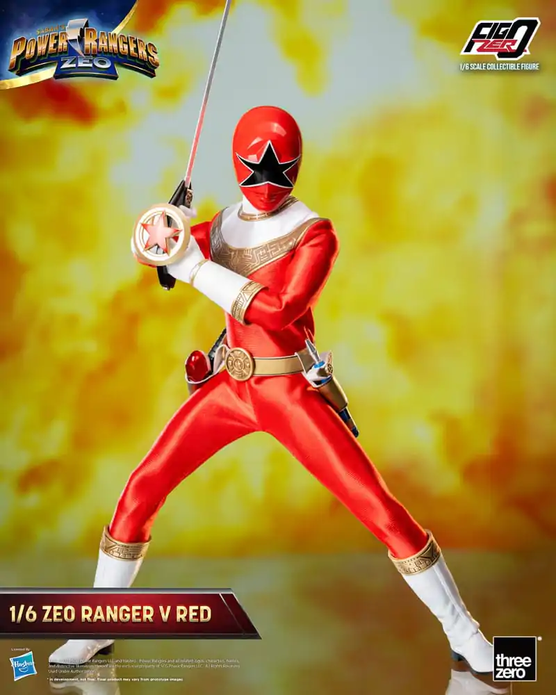 Power Rangers Zeo FigZero Actionfigur 1/6 Ranger V Red 30 cm termékfotó