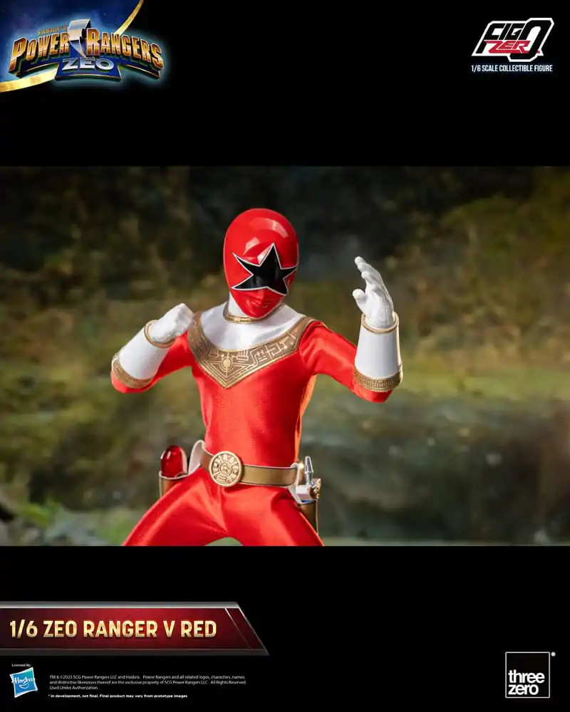 Power Rangers Zeo FigZero Actionfigur 1/6 Ranger V Red 30 cm termékfotó